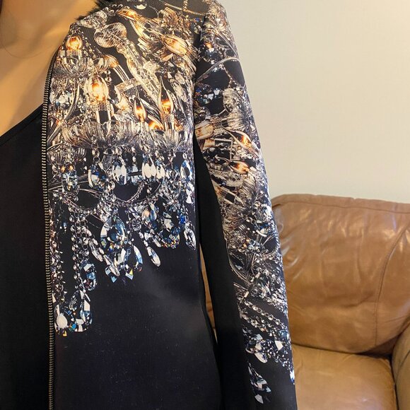 Clover Canyon Reversible Chandelier Faux Fur Jacket Size S STUNNING! - Picture 5 of 9